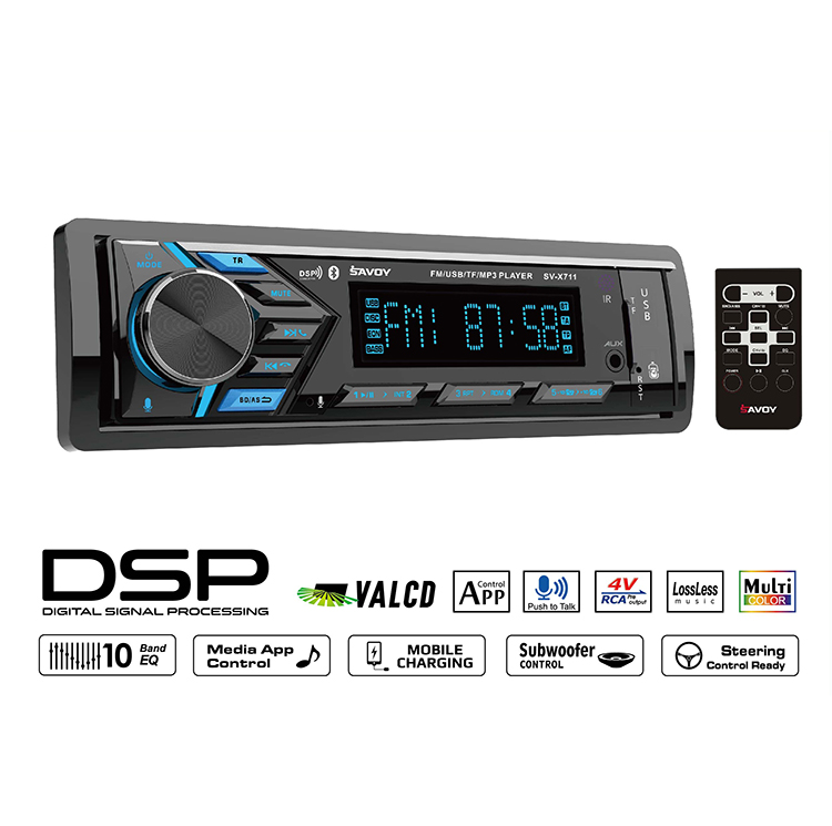 پخش کننده خودرو ۶خروجی  ساووی مدل SV-X711